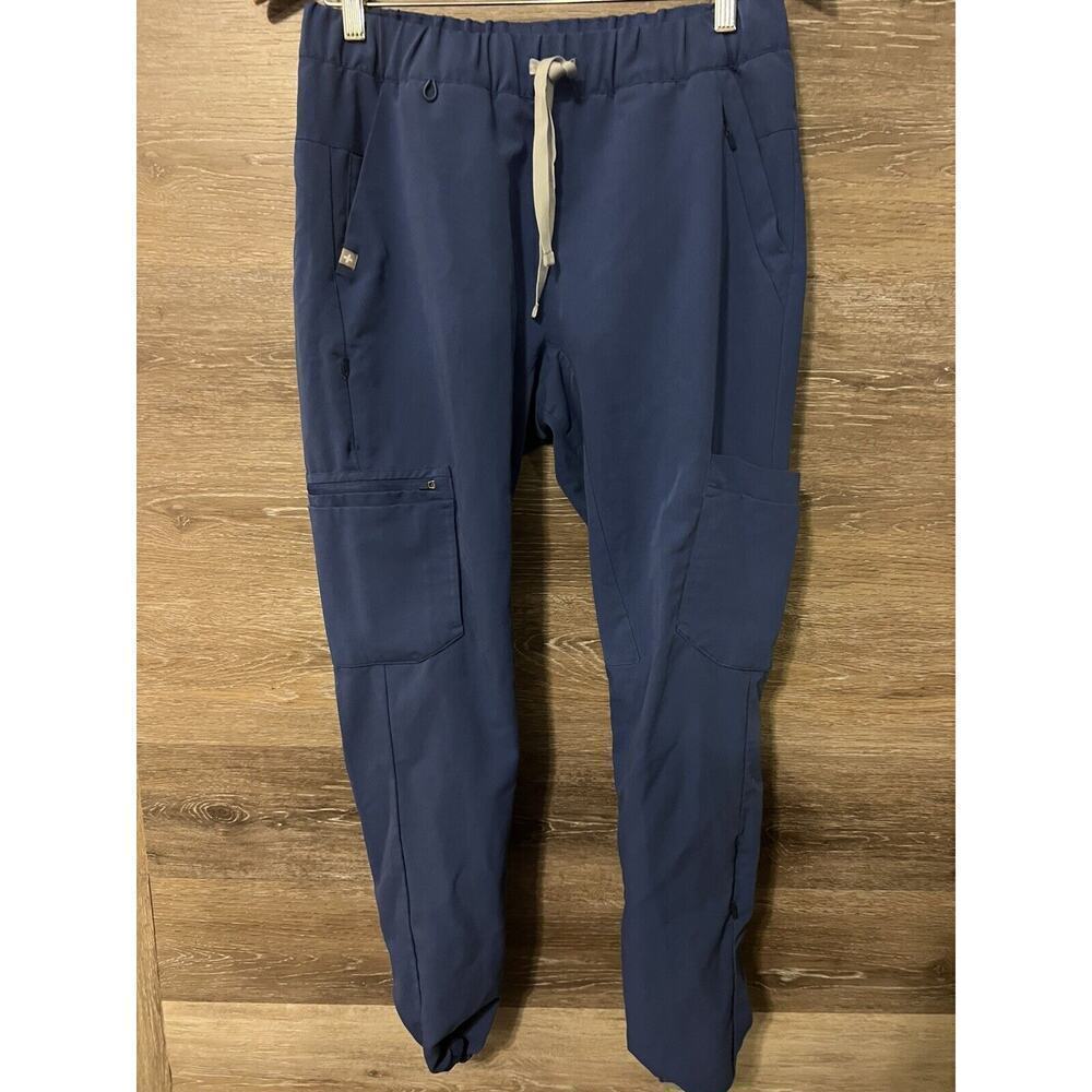 FIGS Women Technical Collection Scrub Blue Pants Size Small Pockets Medical